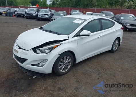 2016 Hyundai Elantra Se из США, поврежденный, VIN 5NPDH4AE6GH727314